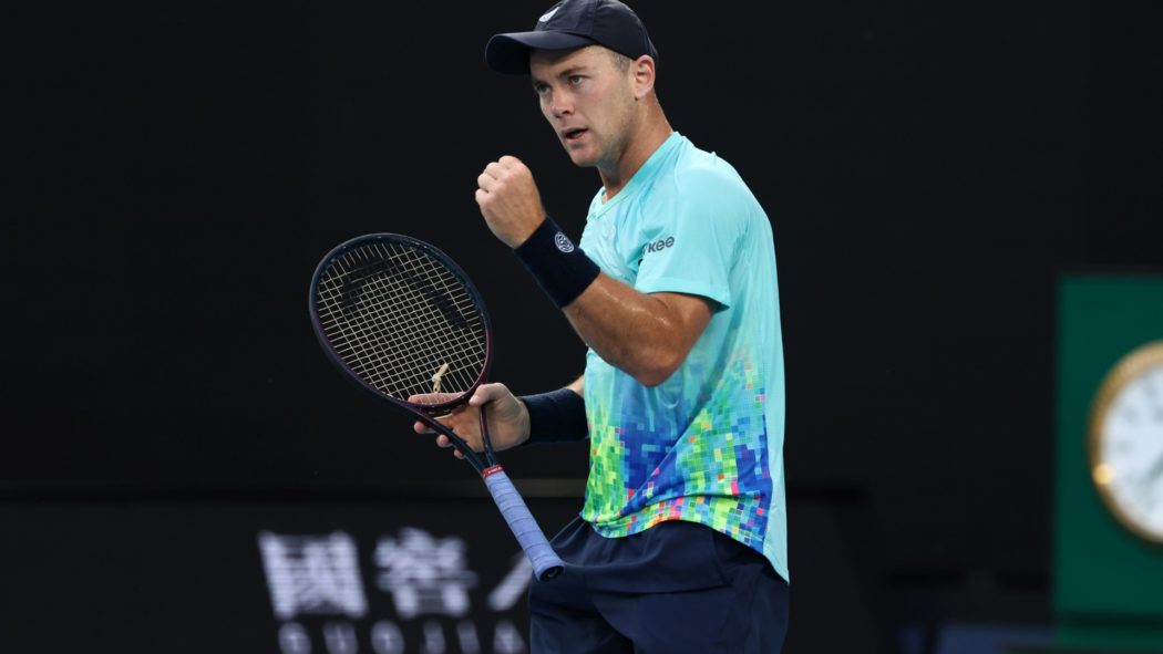 Sieg zum Auftakt: Dominik Koepfer