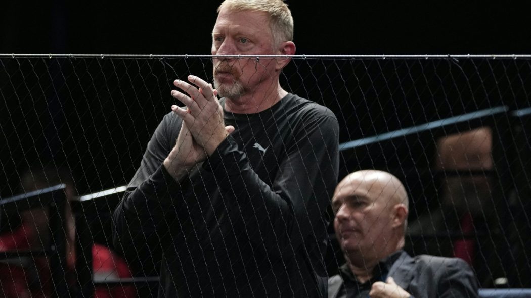 Boris Becker saß zuletzt wieder in der Trainerbox