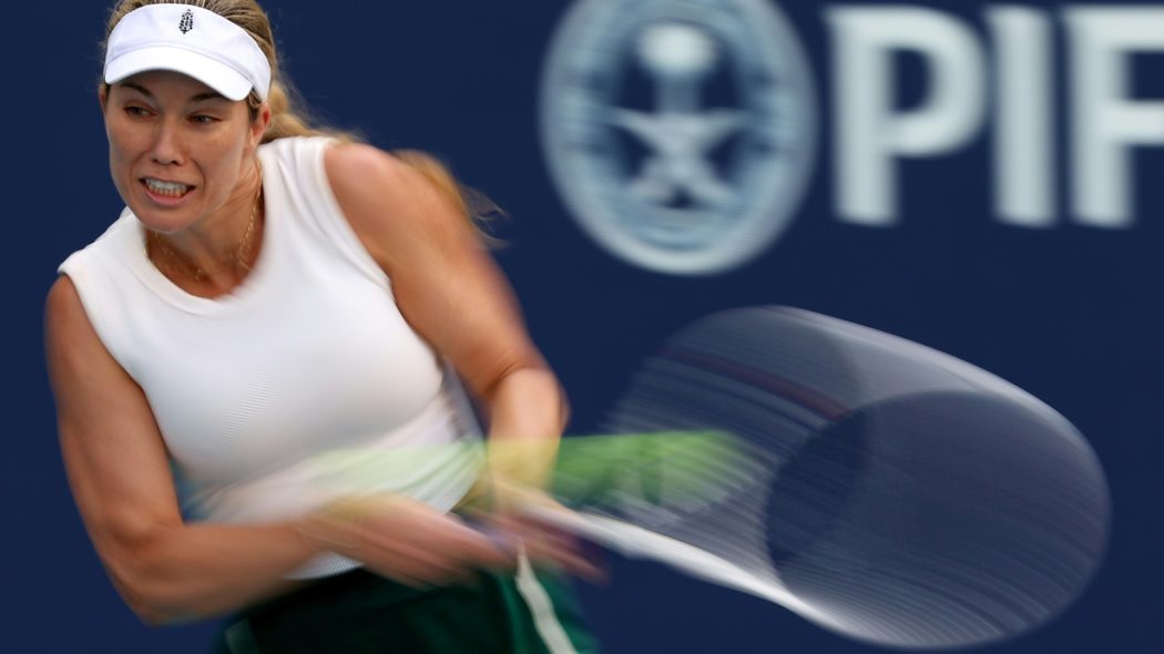 Danielle Collins jubelt über ihren dritten WTA-Titel