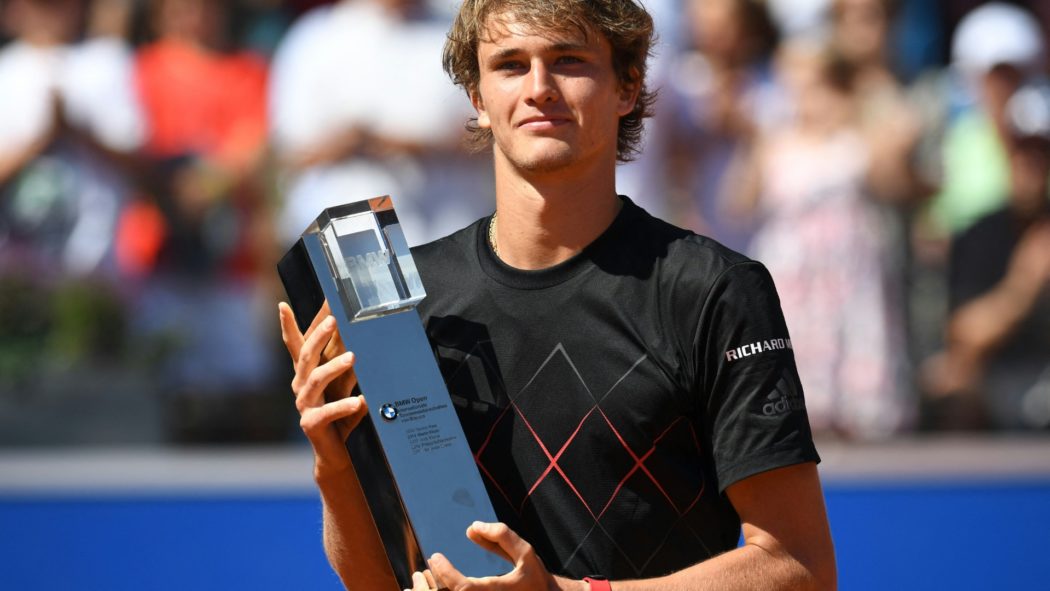 Zverev nach seinem Turniersieg 2018 in München