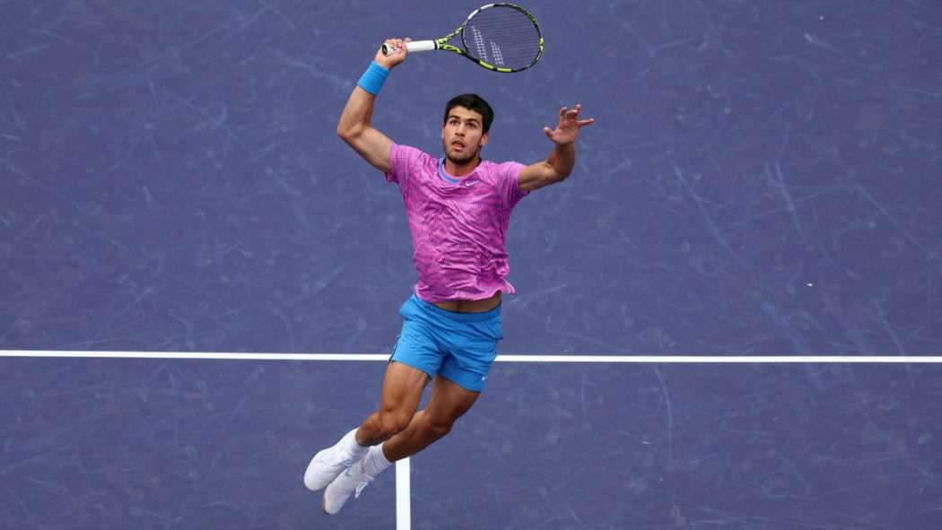 Carlos Alcaraz verteidigte den Titel in Indian Wells