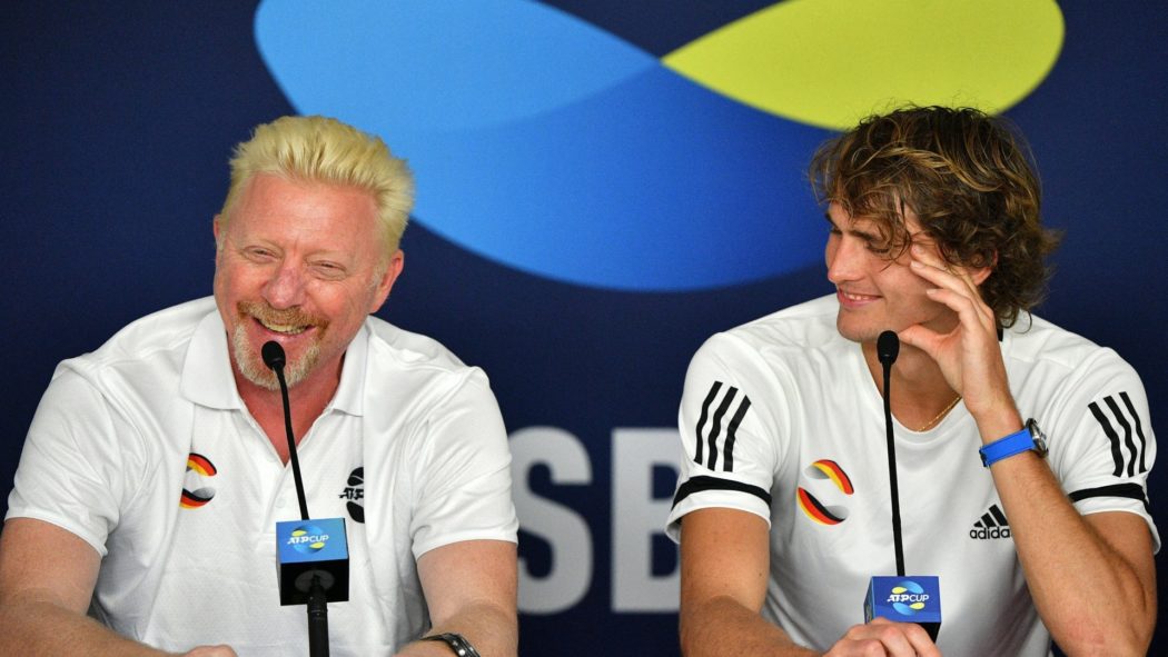 Traumduo? Boris Becker (l.) und Alexander Zverev