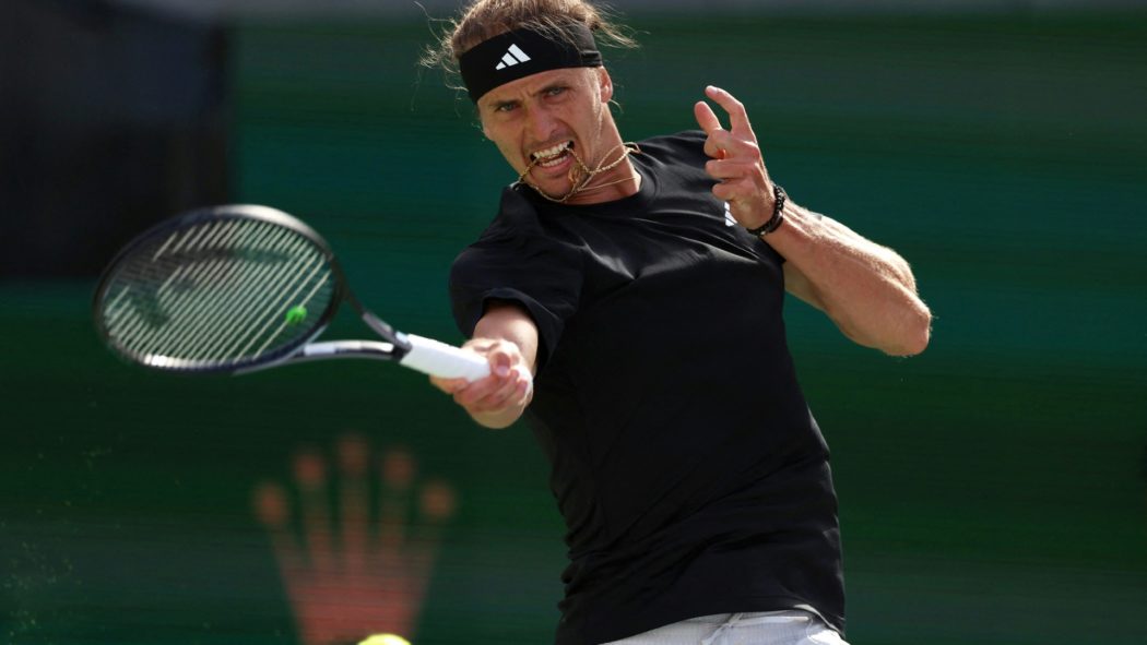 Durchgebissen in Runde drei: Alexander Zverev