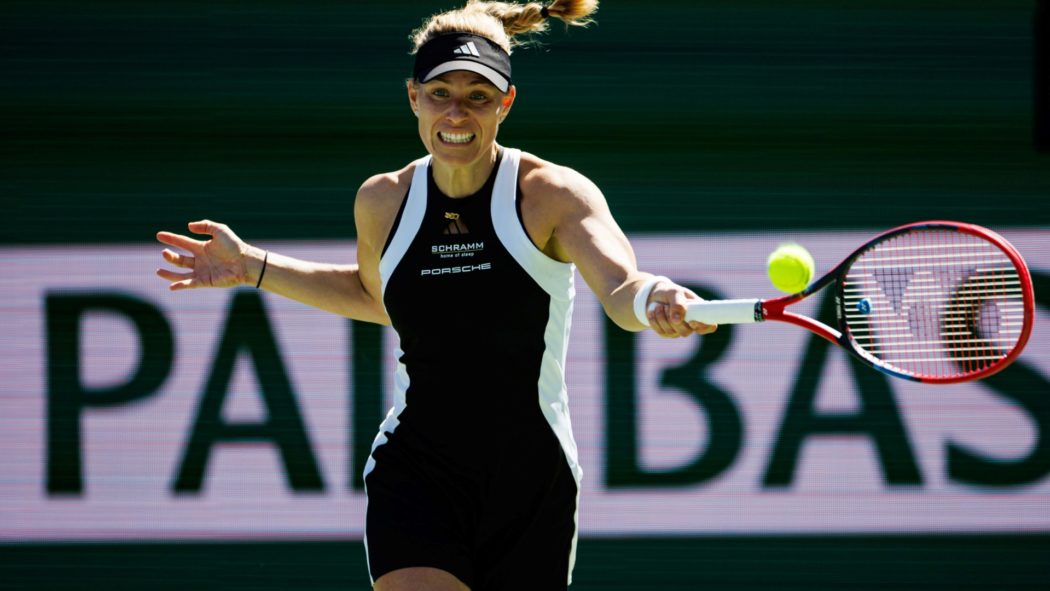 Kerber kämpfte um jeden Ball