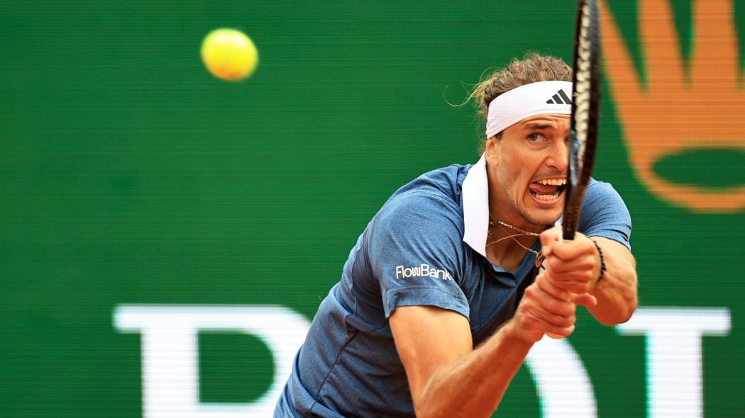 Alexander Zverev beim Masters in Monte Carlo