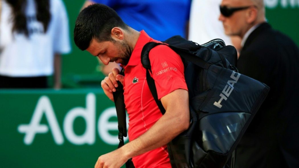 Novak Djokovic verlässt geschlagen den Court