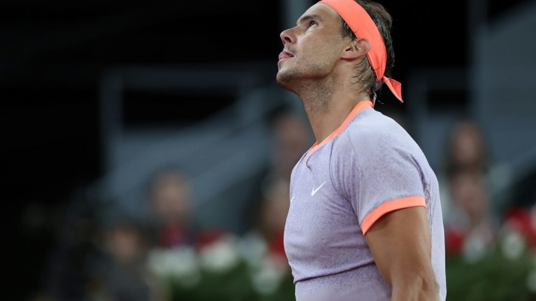 Nadal kämpft verbissen, aber vergeblich