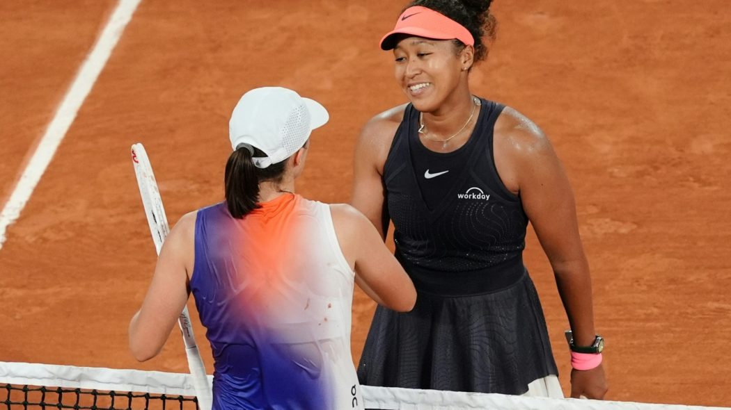 Naomi Osaka forderte Iga Swiatek enorm