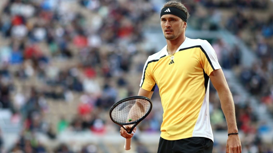 Alexander Zverev in seinem Match gegen David Goffin