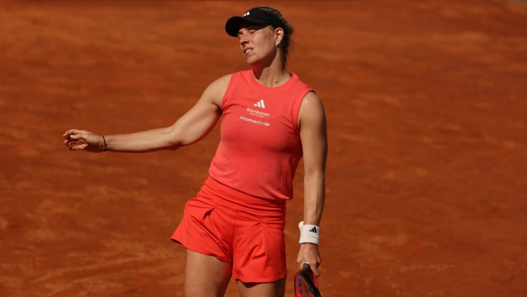 Aus in Runde eins: Angelique Kerber