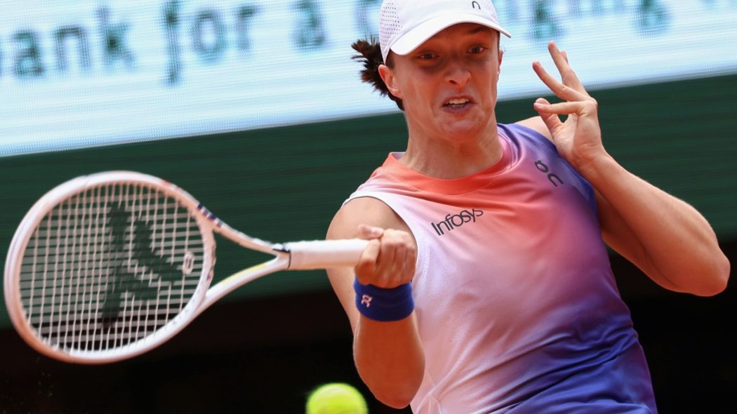 Iga Swiatek schafft den Hattrick