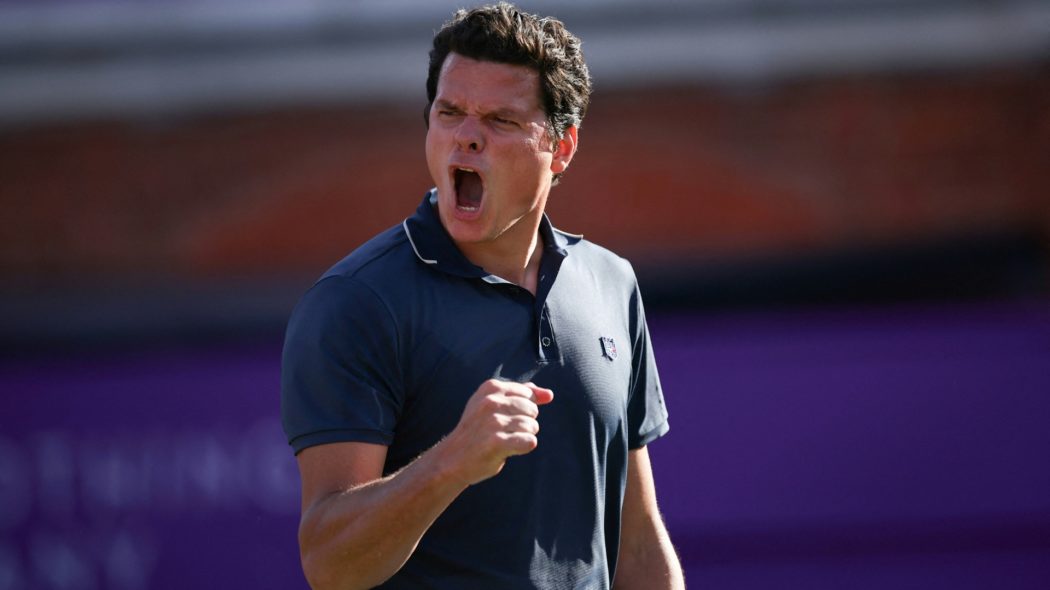 Auftaktsieg mit Rekord: Milos Raonic