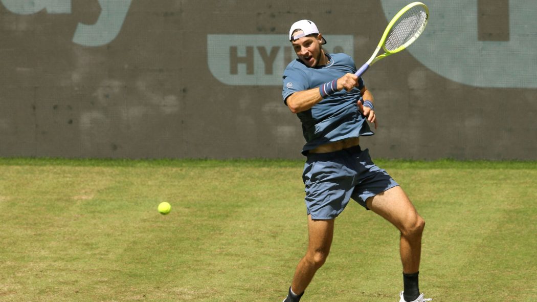 Jan-Lennard Struff beim ATP-Turnier in Halle/Westfalen