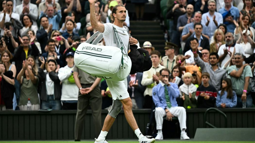 Alexander Zverev nach seinem Aus in Wimbledon