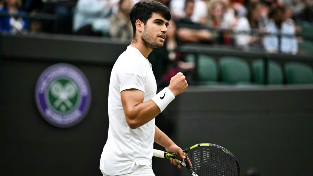Carlos Alcaraz steht erneut im Finale von Wimbledon
