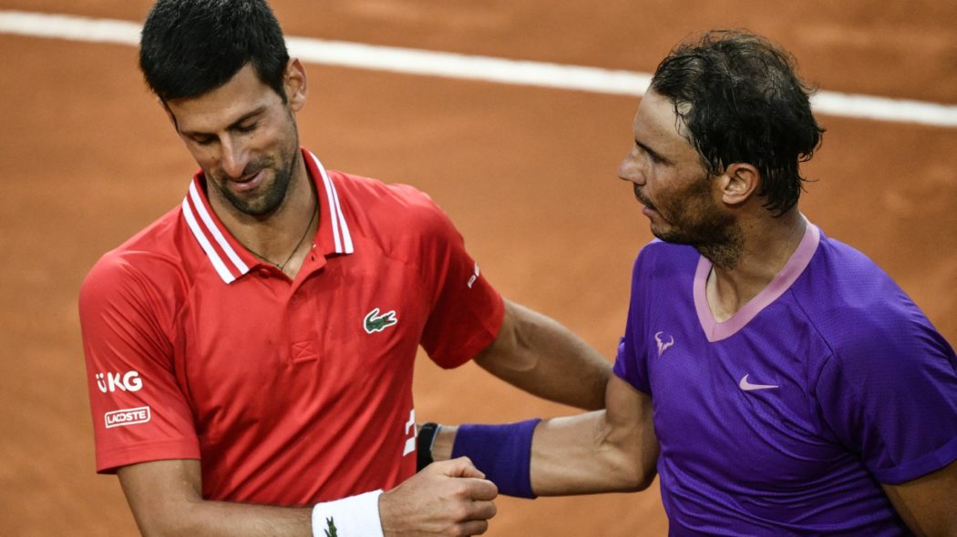 Ewige Rivalen: Djokovic (l.) und Nadal
