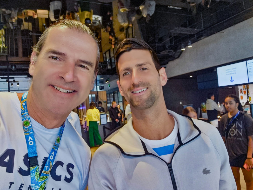 Andor Simon, Novak Djokovic