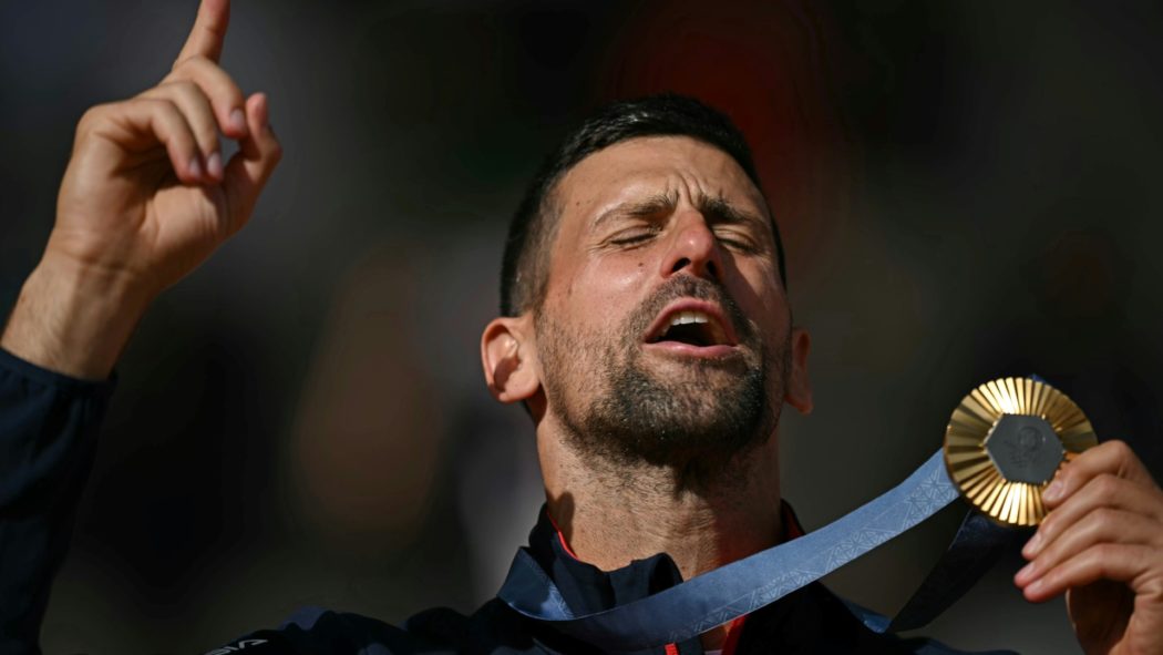 Goldenes Glück: Novak Djokovic