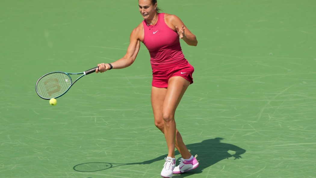Bereit für New York: Aryna Sabalenka