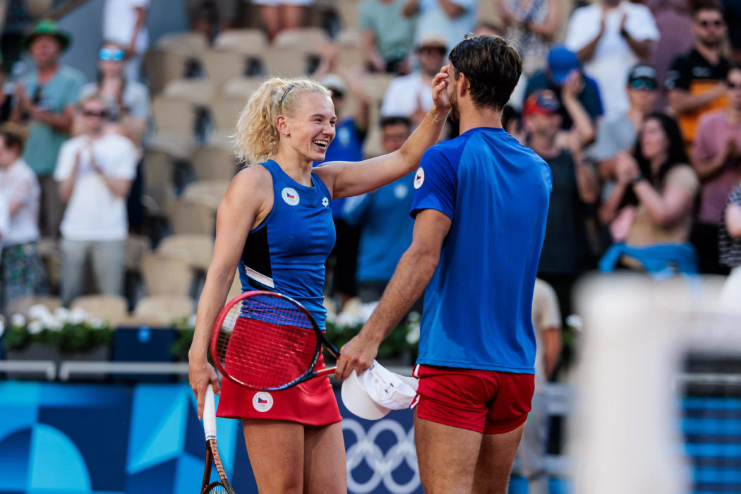 FRA, Paris, Olympischen Spiele Paris 2024, (29.07.2024, (Tennis Mixed Doppel Erste Runde Laura Siegemund (Deutschland) /