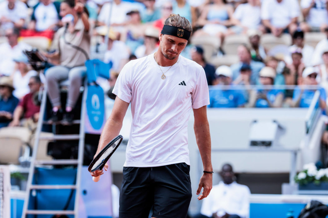 FRA, Paris, Olympischen Spiele Paris 2024, (31.07.2024, (Tennis EINZEL Herren, Viertelfinale Alexander Zverev (Deutschla