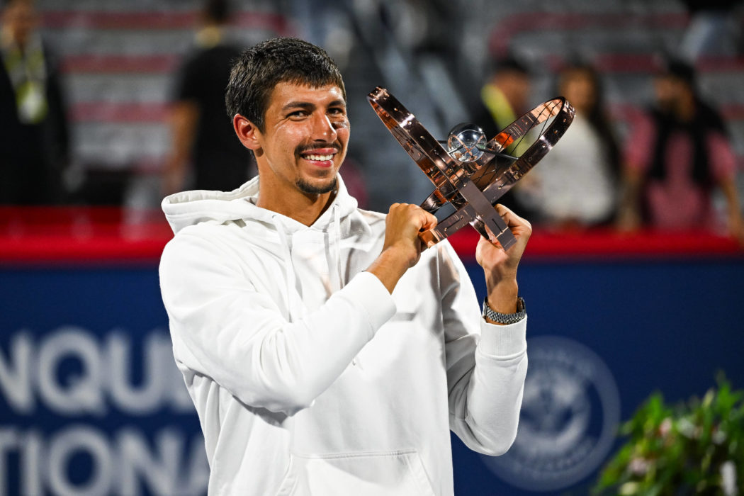 Tennis: National Bank Open-Montreal Aug 12, 2024; Montreal, Quebec, Canada; Alexei Popyrin (AUS) winner of the singles f