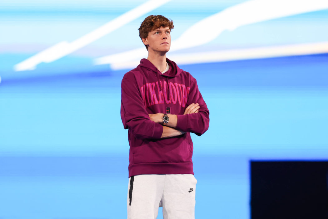 BEIJING, CHINA – SEPTEMBER 26: Jannik Sinner of Italy attends the opening ceremony of 2024 China Open at National Tennis