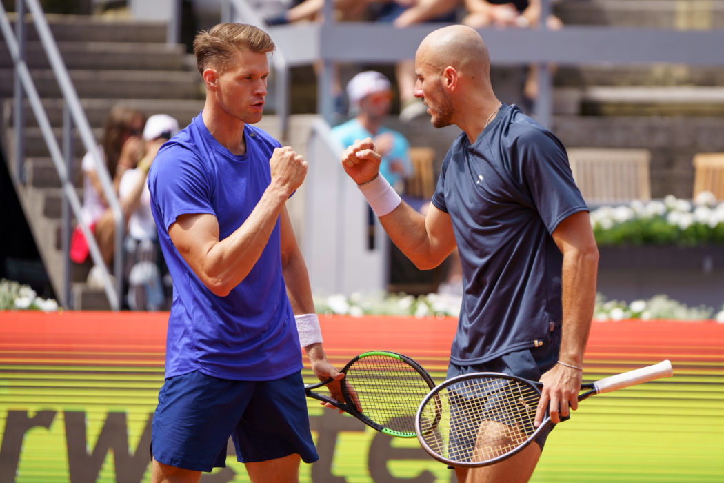 Generali Open ATP, Tennis Herren 250 2024; Kitzbühel, 26.07.2024 Hendrik Jebens (GER, Deutschland) und Constantin Frantz
