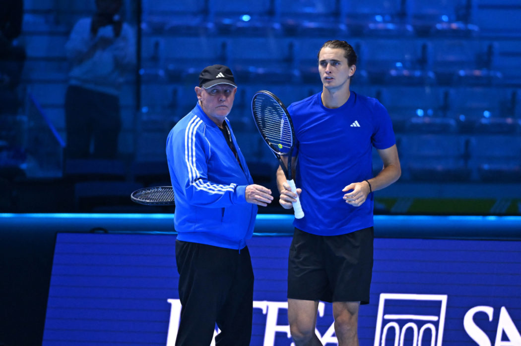 Nitto ATP, Tennis Herren Finals – Turin Alexander Zverev (GER) during practice at the 2024 Nitto ATP Finals in Turin, It