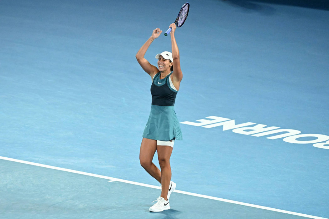 TENNIS AUSTRALIAN OPEN, Madison Keys of the USA celebrates winning the Womenôs final against Aryna Sabalenka of Belarus