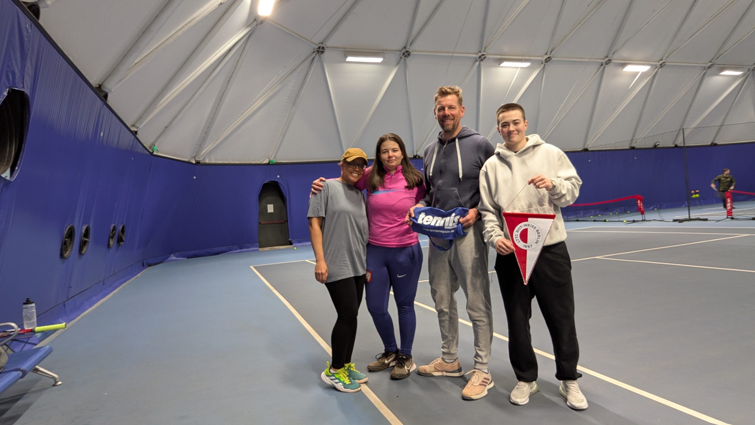 Mit Rad und Racket 