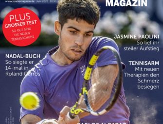 tennis MAGAZIN 6/2025: Carlos Alcaraz – Sein Weg an die Spitze