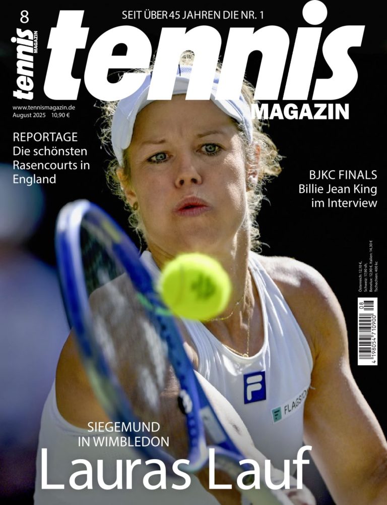 tennis MAGAZIN 8/2025: Laura Siegemund – Sensationslauf in Wimbledon