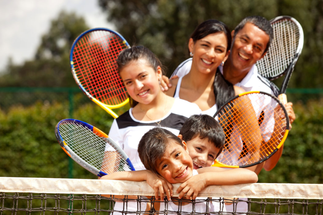Tennis Familie