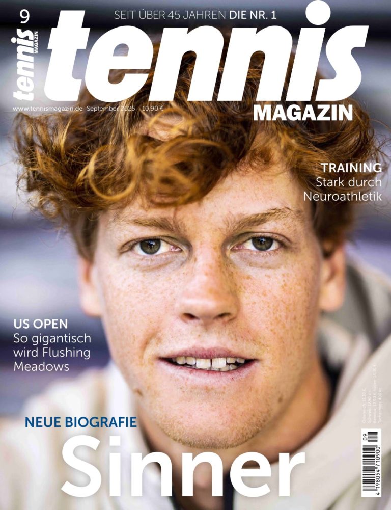 tennis MAGAZIN 9/2025: Wie Jannik Sinner zum besten Spieler der Welt wurde
