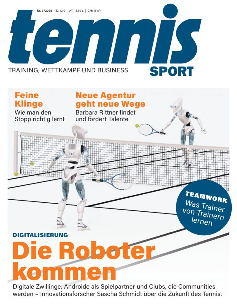 tennis SPORT 3/2025: Die Roboter im Tennis kommen