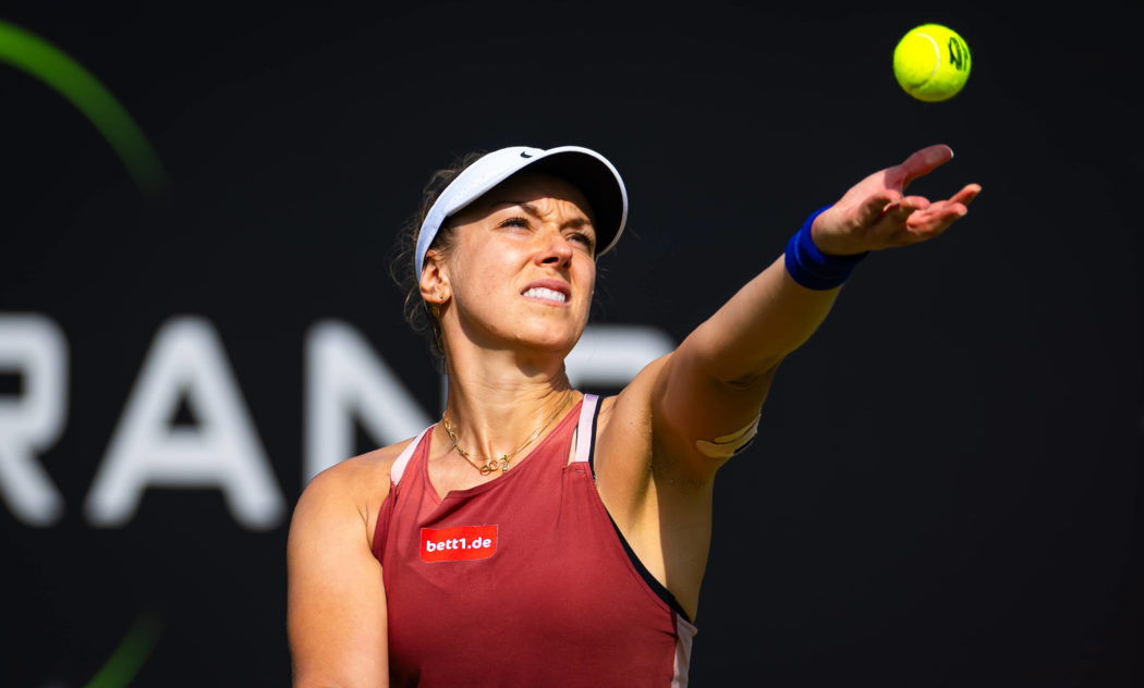 June 21, 2023, BERLIN, GERMANY: Sabine Lisicki of Germany & Daria Kasatkina of Russia playing doubles at the 2023 bett1