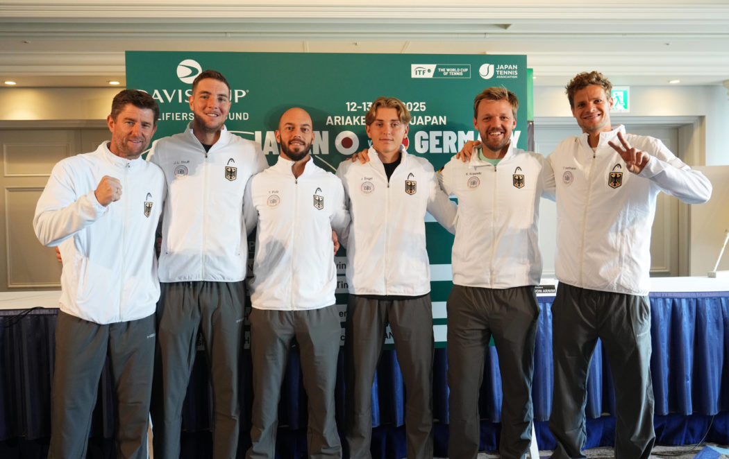 2025 Davis Cup Qualifiers 2nd Round Japan v Germany Japan Team Shintaro Mochizuki (JPN), Yoshihito Nishioka (JPN) , Yosu