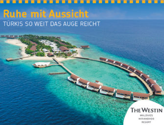 Destinationstipp Malediven: The Westin Mirandhoo Resort