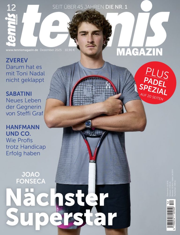 tennis MAGAZIN 12/2025: Joao Fonseca – Nächster Superstar