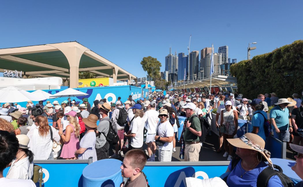 Feature Australian Open., Zuschauer, Fans Australian Open 2026 – Melbourne – Grand Slam – Melbourne Park – Australia – 2026