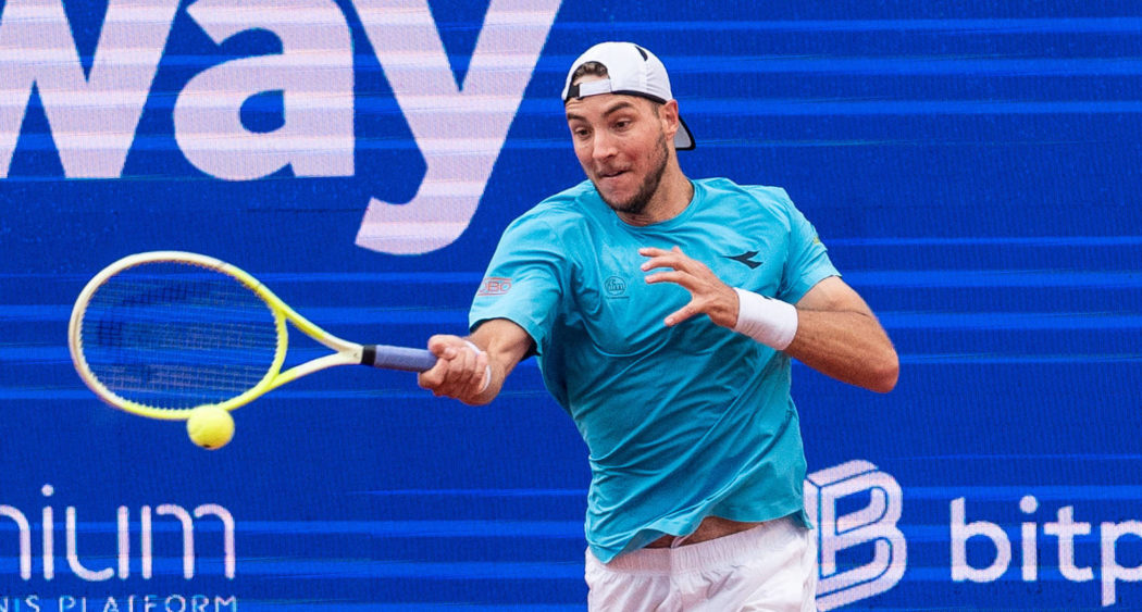 19.05.2025, ATP 500, Tennis, Herren, Hamburg Open, Hamburg, 1. Runde, Jan-Lennard Struff (Deutschland) – Justin Engel (Deutschland)