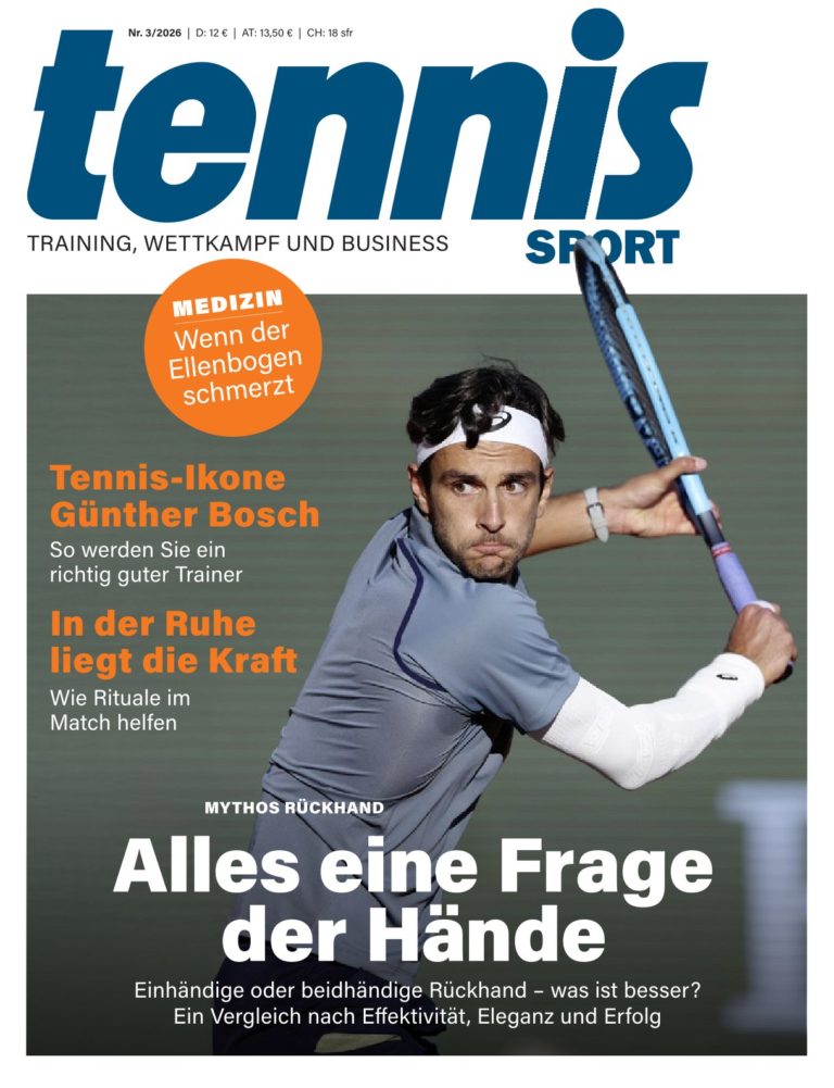 tennis SPORT 3/2026: Mythos Rückhand